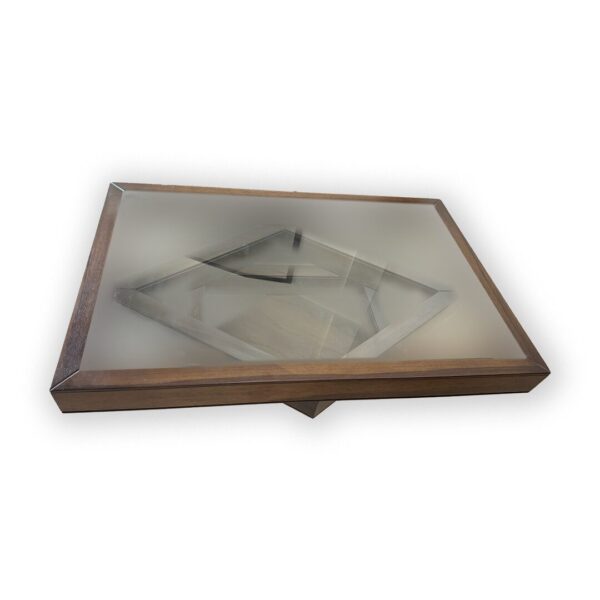 Rectangular Glass-Top Coffee Table - Image 3