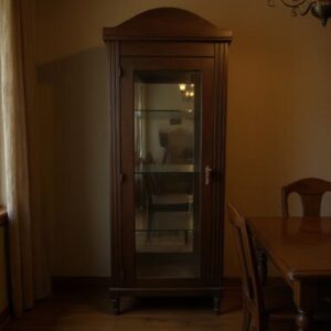 Rustic Glass Display Cabinet