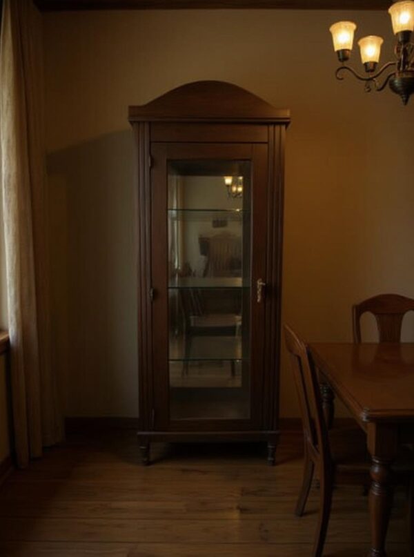 Rustic Glass Display Cabinet